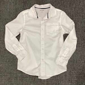 Cat & Jack Men's Classic White Button Down Shirt